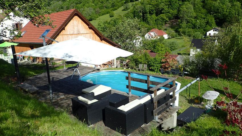 Villa La Grange Lautenbachzell Exterior foto